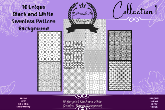 Abstract Digital Pattern Background V1 for Branding and Packaging