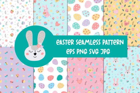 Easter Digital Paper Graphics for Handmade Creations