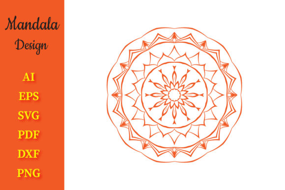 Mandala Design for Patterns Vol.38 – A Graphic Asset for Handmade Creations