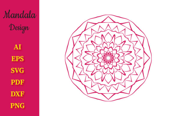Mandala Design for Patterns Vol.39 – A Graphic Asset for Creative Publishing