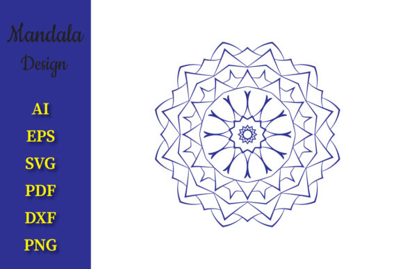 Mandala Design for Patterns Vol.46 – A Versatile Graphic Asset