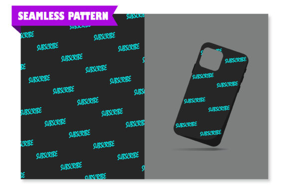 Phone Case Cover Subscribe Patterns for Local Business Branding