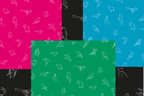 Seamless Bird Pattern: A Versatile Graphic Design Asset for Blogs and Websites