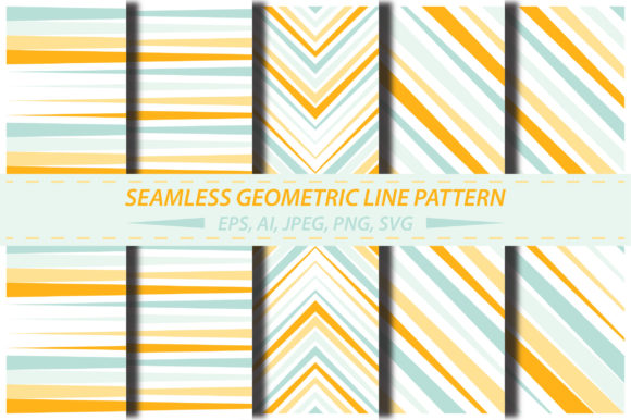 Seamless Colored Line Pattern for Modern Web Design