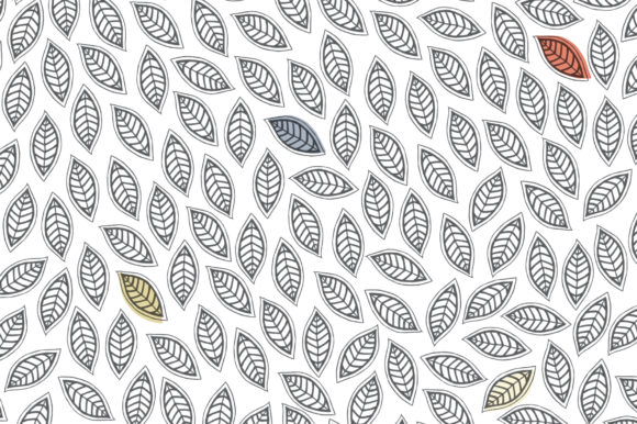 Seamless Leaf Minimal Design: A Versatile Graphic Asset for Blogs and Websites