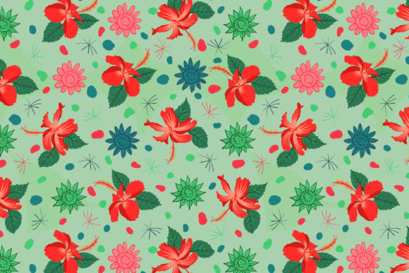 Shoeblackplant Allover Surface Pattern Graphics