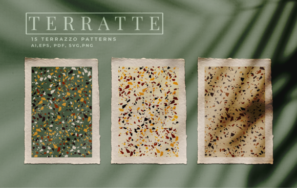 Terrazzo Pattern Pack Review for Embroidery Projects