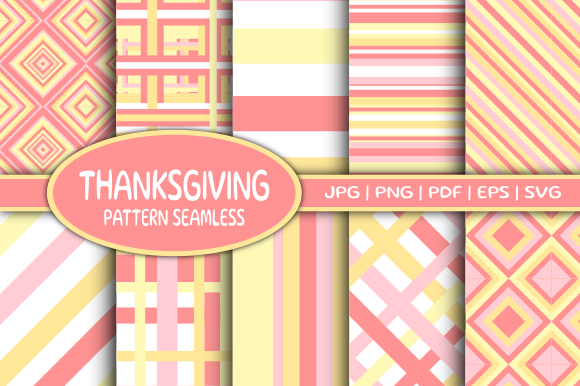 Thanksgiving Pattern Seamless for Local Business Branding
