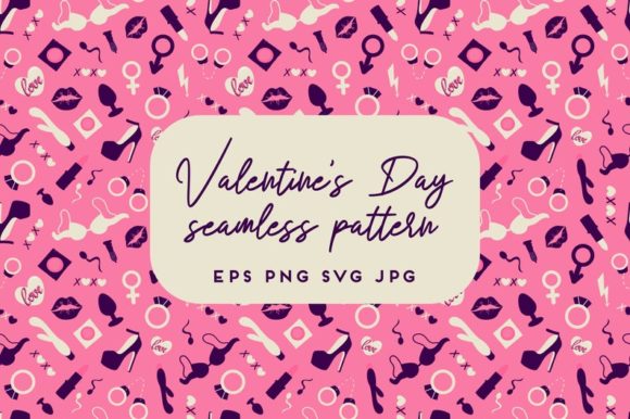 Valentine’s Day Pattern for Local Business Branding and Packaging