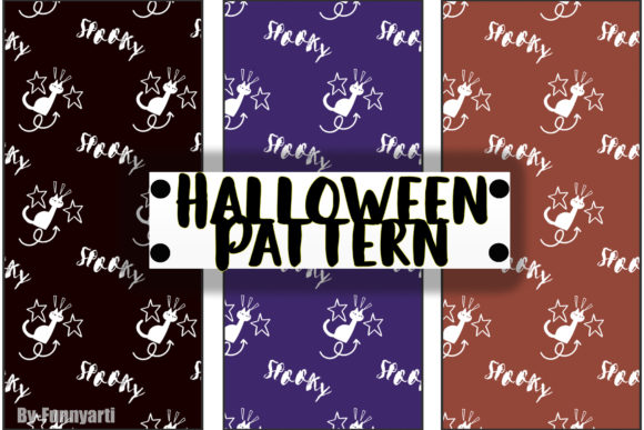 Vector Halloween Doodle Pattern for Marketing and Branding